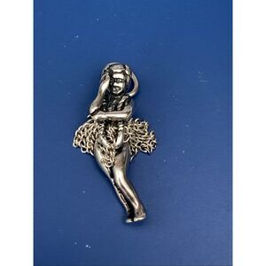 .925 Hawaiian Luau Dancer Sterling Silver Jewelry Charm #hawaii #dance